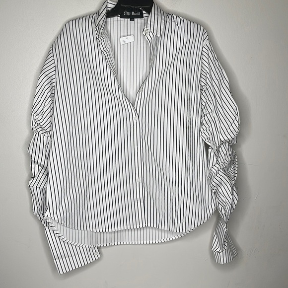 𝅺STYLE Mafia X Free People NWT Button-Down Shirt - Picture 2 of 5